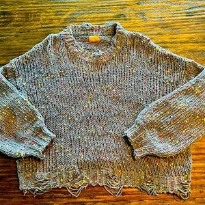 Multi colored sweater